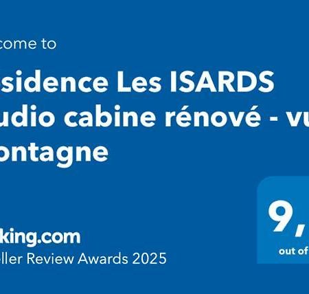 Residence Les Isards Studio Cabine Renove - Vue Montagne フォン・ロム エクステリア 写真