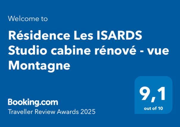 Residence Les Isards Studio Cabine Renove - Vue Montagne フォン・ロム エクステリア 写真